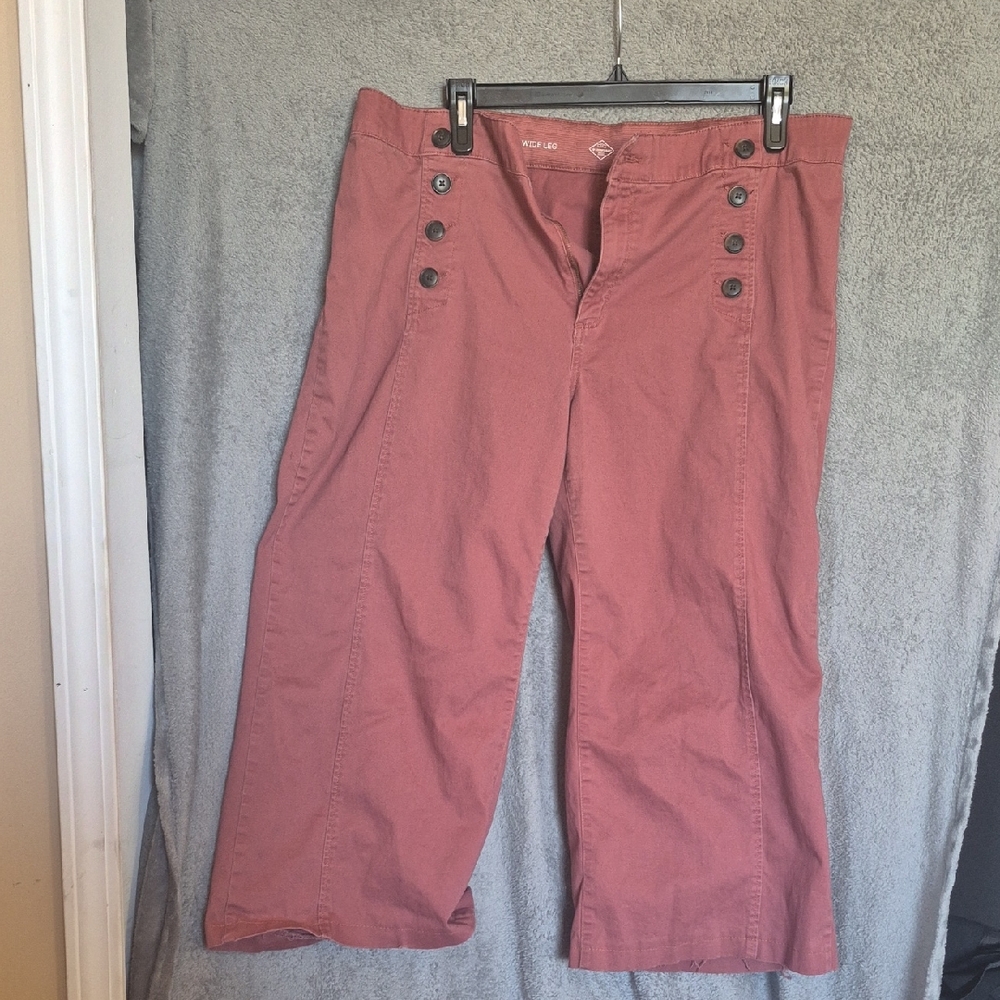 St. John's Bay Terracotta Wide-Leg Pants